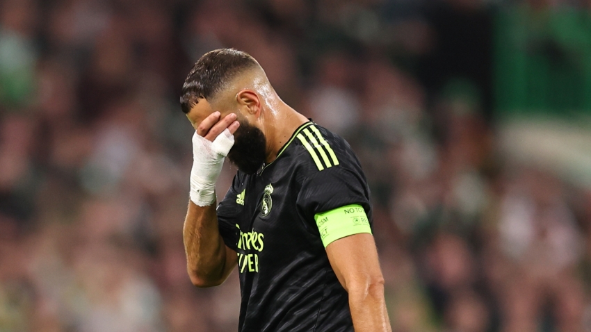 Benzema limps off in Real Madrid&#039;s Champions League opener