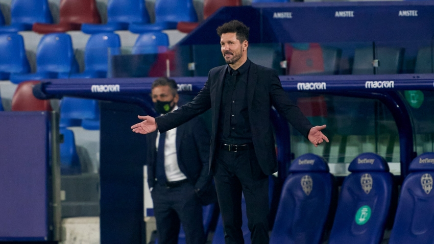 Simeone: Atletico&#039;s Levante slip-up not down to title nerves
