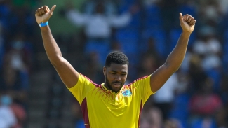 Magnificent McCoy claims record figures as Windies beat India to level T20I series