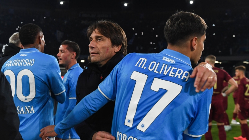 Conte: Napoli need to focus on improvement, not Serie A lead