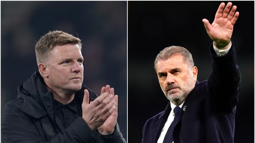 Newcastle manager Eddie Howe and Tottenham boss Ange Postecoglou are both coming off disappointing losses.