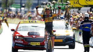 Tour de France: Kuss attacks late to take Stage 15 as Pogacar holds firm