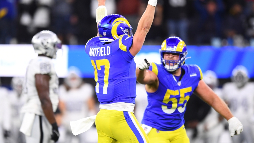 Baker Mayfield back to work with Rams after big debut win
