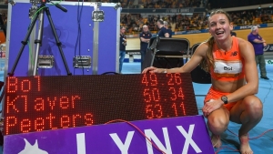 Bol shattered the record previously held by Jarmila Kratochvilova.