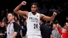 Nets win without Irving as James closes in on points record in Lakers loss