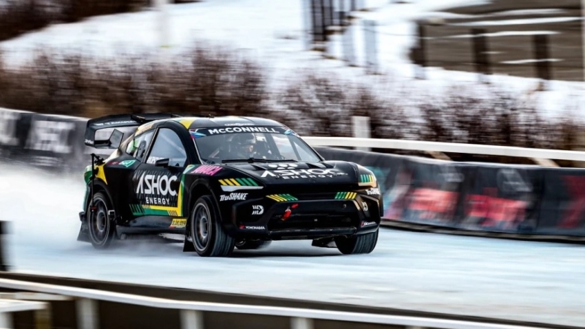 Fast-rising Fraser McConnell wins his third RallyCross top qualifier event in Calgary