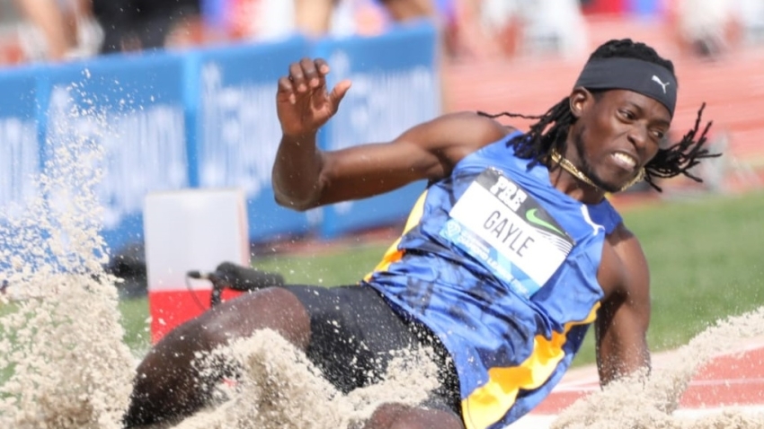 World championship bronze medalist Tajay Gayle takes long jump silver at Diamond League finale in Eugene