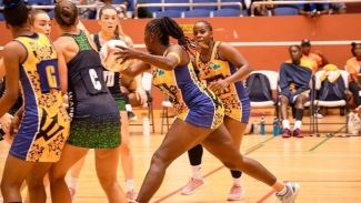 Barbados Gems in action against Northern Ireland Warriors.