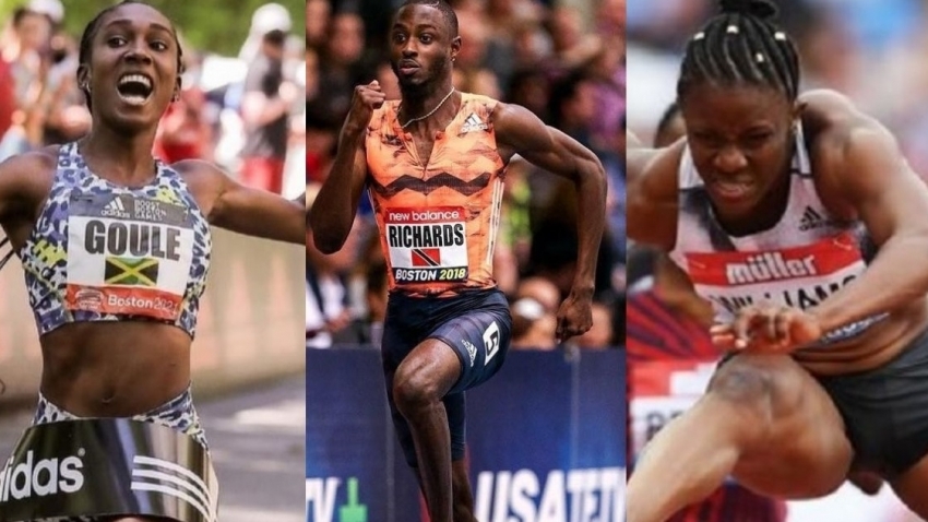 Wins for Goule, Richards and Williams as Caribbean athletes shine at New Balance Grand Prix