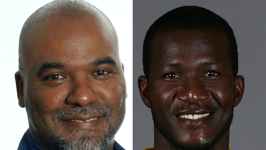 New West Indies Men&#039;s Head Coaches Andre Coley and Daren Sammy.