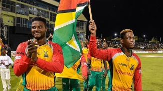 Hetmyer (right) and Shepherd among the players retained for the 2023 Republic Bank CPL season.