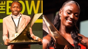 Historic Caribbean Sweep: Jamaican Jaydon Hibbert and St Lucian Julien Alfred clinch Bowerman Awards