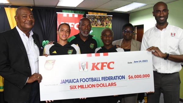 JFF president welcomes KFC’s m injection, as Reggae Girlz prepare to head Down Under