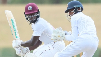 Jordan Johnson ended day three 54* for the West Indies.