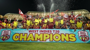 West Indies celebrate