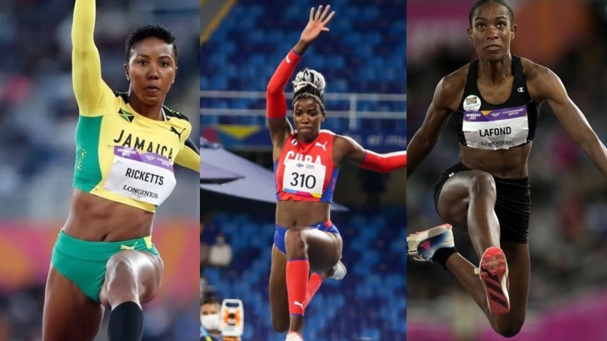 Shanieka Ricketts, Thea LaFond, and Ackelia Smith advance to Women&#039;s Triple Jump finals at Paris 2024