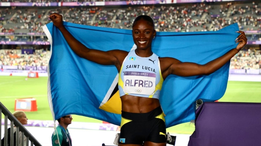 St. Lucia’s Alfred adds 200m silver to 100m gold; USA’s Thomas claims first Olympic title
