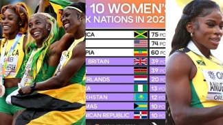 Jamaica&#039;s women top points table at 2022 World Championships in Eugene, Oregon; three Caribbean nations in top 10