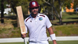 Joshua Da Silva ended day two of the West Indies&#039; three-day warm-up game against a Cricket Australia XI 55*.