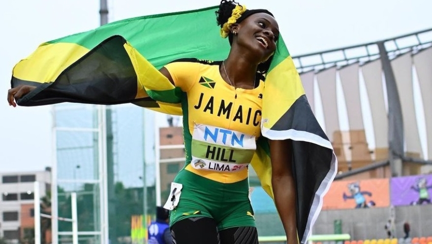 Kerrica Hill defends 100m hurdles title at World U20 Championships in Lima