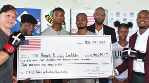 US Embassy sponsors boxing training sessions in Jamaica in partnership with Fight for Peace, Humpty Dumpty Institute