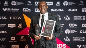 Olympic and World Champion Linford Christie receives Lifetime Achievement Award at MBCC Awards in Birmingham