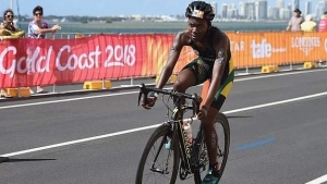 Sharpe makes history as first Jamaican cyclist to sign with a European team