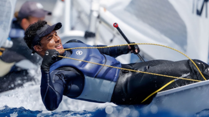 St Lucia’s Luc Chevrier best placed Caribbean participant after two races in Men’s Dinghy