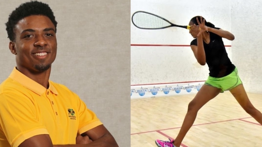 Tahjia Lumley, Alyssa Mullings, the surprise winners at Jamaica senior squash trials