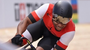 Nicholas Paul took gold in the Men&#039;s Sprint at Nations Cup in Milton, Canada on Sunday.