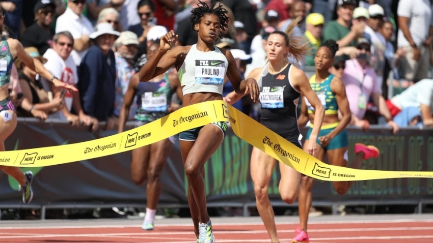 Paulino storms to 400m victory in Eugene with McLeod, Williams fourth and fifth, respectively