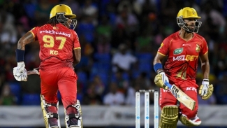 Pooran, Carty plunder Patriots for 43-run victory