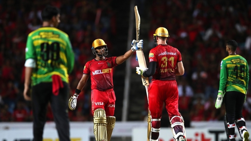 Pooran shines again as Knight Riders defeat slumping Tallawahs by seven wickets and climb to top of CPL table