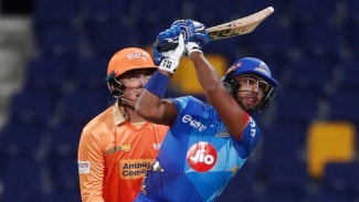 Pooran&#039;s Mi Emirates defeats Russell&#039;s Knight Riders by eight wickets