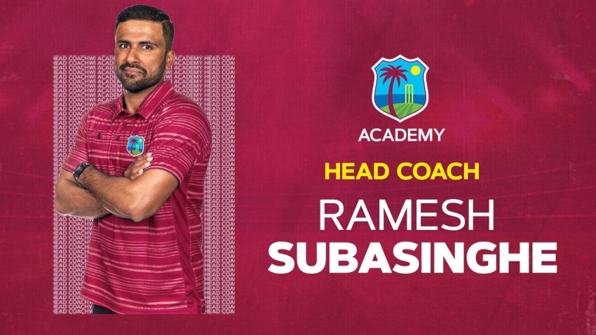 Ramesh Subasinghe appointed Head coach of WI Academy