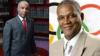 Samuda (l) and Joseph will be vying for the CANOC presidency this weekend.