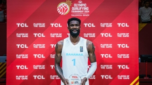 Deandre Ayton dominated with 24 points and 15 rebounds to help the Bahamas defeat Lebanon 89-72 on Saturday to advance to the final of the Olympic Basketball Qualifying Tournament in Valencia, Spain.