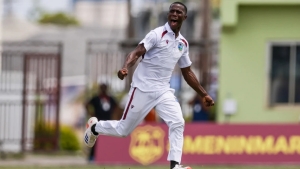 Shamar Joseph led the West Indies bowling effort with 5-33 from 14 overs.