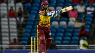 Nicholas Pooran made 65* off 26 balls to lead the successful West Indies chase.