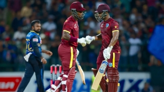 Lewis hits 102*, Rutherford 50* as West Indies avoid series sweep with eight-wicket DLS method win over Sri Lanka in third ODI