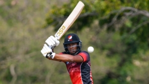 Tion Webster made 95* to lead the Trinidad &amp; Tobago Red Force to a seven-wicket win over the Windward Islands Hurricanes in CG United Super50 Cup action at the Brian Lara Cricket Academy on Friday.