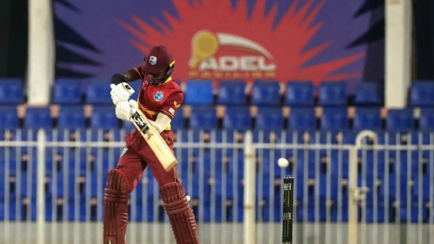 Alick Athanaze made 65 on debut for the West Indies.