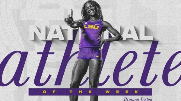 Lyston named USTFCCCA National Athlete of the Week