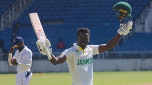 Walton hits 163 but honors even after day two between Jamaica Scorpions and Combined Campuses and Colleges at Sabina Park