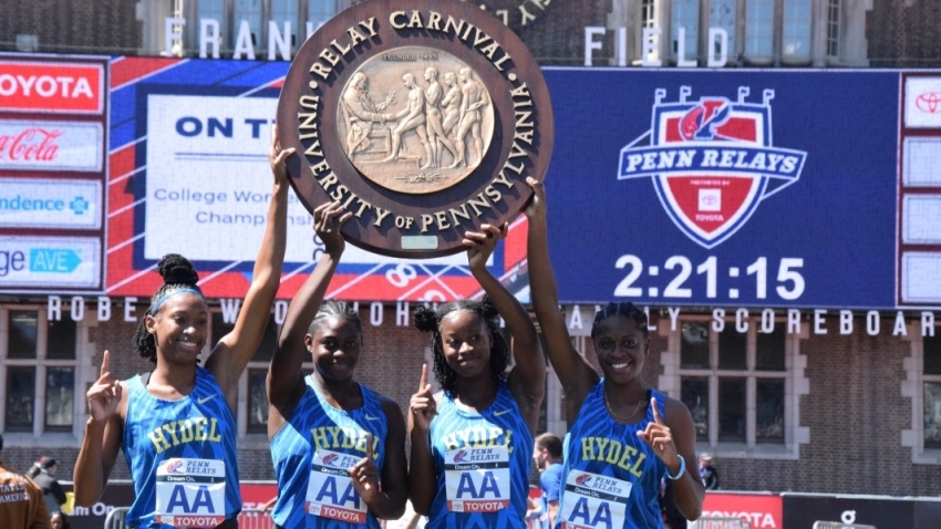 Hydel successfully defends High School Girls Championships of America 4x100m title