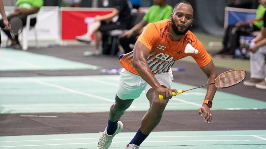 Suriname’s Sören Opti loses first group match in men’s singles in Badminton