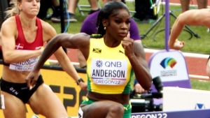 Anderson suffered a season-ending knee injury after falling over a hurdle in training.