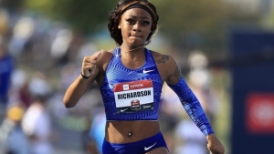 Caribbean athletes shine but Sha &#039;Carri Richardson steals the show, again, at USATF Golden Games