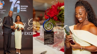 Shelly-Ann Fraser-Pryce honoured to receive prestigious Alumni Exemplar Sports Award at UWI&#039;s 75th Anniversary Celebration