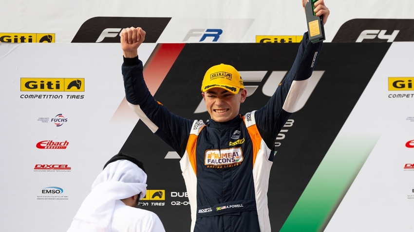 Jamaican sensation Alex Powell claims first F4 win in Italy